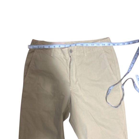 New J.Crew Men’s Relaxed Fit Chino Pants Beige Khaki 29x32 Zip Fly Cotton - Picture 4 of 6
